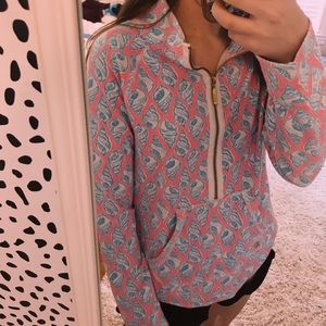 Lily Pulitzer rare zip up pullover